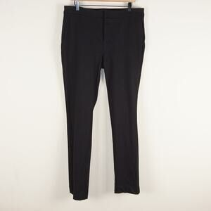 NYDJ Black Pull On Flared Ponte Knit Stretch Lift Tuck Pants Womens Sz 12